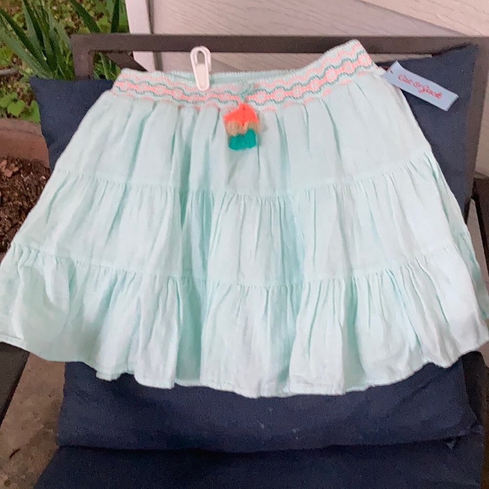 Cat & Jack NWT Mint Green BoHo Skirt